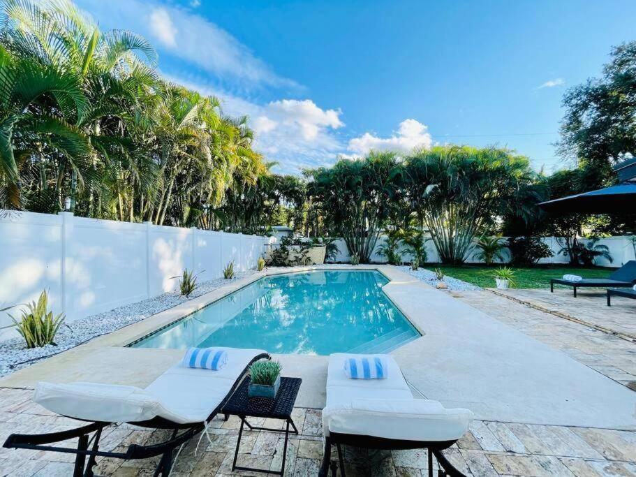 Tropical Oasis House Private Pool Family Yard Villa Fort Lauderdale Dış mekan fotoğraf